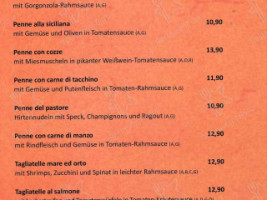 Pizzeria Ristorante La Taverna menu