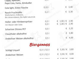 Gasthaus zum Überleben menu