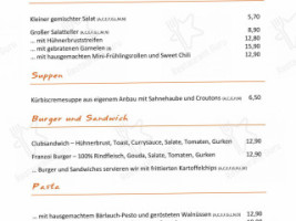 Franzoi Cafe-- Johann Franzoi menu