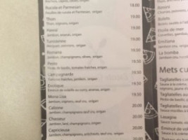 Escale Gourmande menu