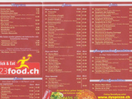 Restaurant Pizzeria Dalbedych menu