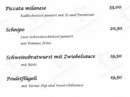 Gasthof Bären menu