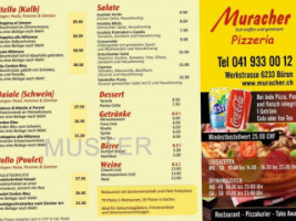 Restaurant Muracher menu