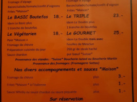 Café 12 menu