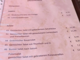 Deutsches Haus menu