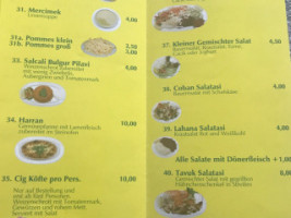 Oz Urfa Doner Salonu menu