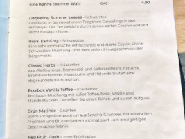 Markt 5 Cafe menu