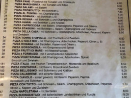 Bella Italia menu