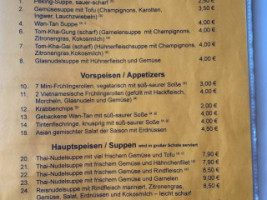 Zum Goldenen Drachen menu