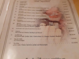 Pizzeria Grossherzog menu