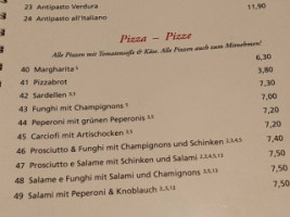 Il Segreto di Pulcinella Trattoria Pizzeria menu