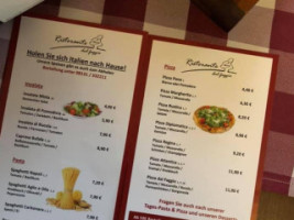 Ristorante Dal Faggio menu