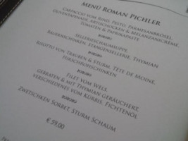 Moritz menu