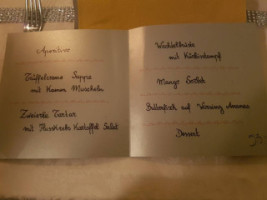 Ristorante Maxplatz menu