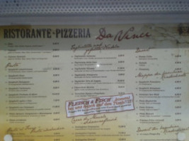 Da Vinci menu