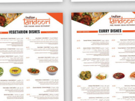 Tandoori menu