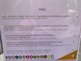 Il Capotavola menu