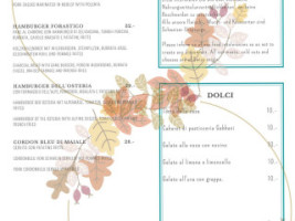 Osteria S. Giorgio menu