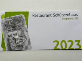 Schuetzenhaus menu