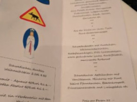 Bachmuehle menu