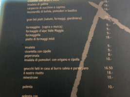 Grotto Pedemonte menu