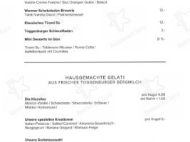 Hirschen Wildhaus menu