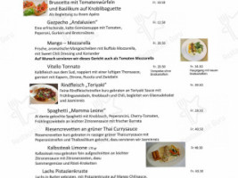 Buchenegg menu