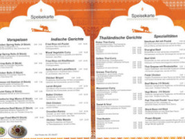 Swen Asian menu