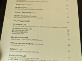 Wirtschaft Zum Lindenhof menu