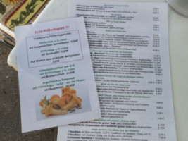 Gasthof Wiesenmuehle menu