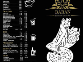 Baran Restaurant Takeaway menu