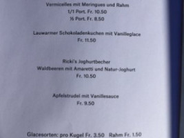 Gipfelstuebli menu