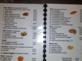 Nam Doener Imbiss menu