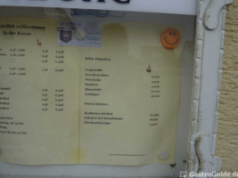 Gasthaus Krone menu