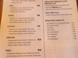 Koeoek menu