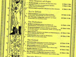 Schankwirtschaft Zum Grenadier menu