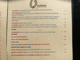 Sumak menu