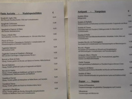 Delle Rose menu