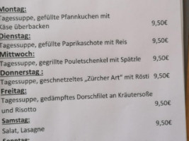 Cafe Im Winkel menu