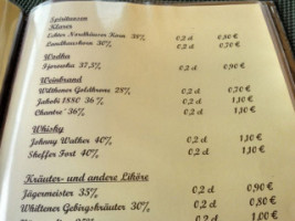 Cafe Und Pension Seeblick menu