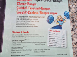 Miss Pepper menu