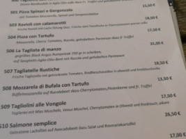 La Dolce Vita menu