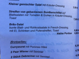 Landgasthaus Der Bräu menu