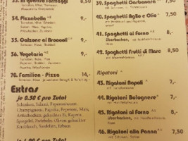 Pizzabella Heimservice menu