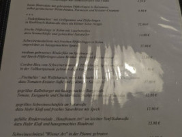 Landgasthof Grüne Linde menu