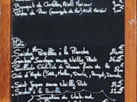 Chez Wilfrid Et Isa menu