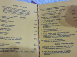 Orizont menu