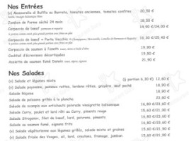 Porta Vecchia menu