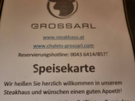 Steakhaus Grossarl menu