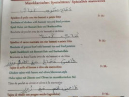 Il Golfo Lugano menu